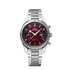 Omega horloge met een kast in staal, met een wijzerplaat in het rood en een diameter van 40,5 - thumb
