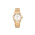 Omega horloge met een kast in geel goud, met een wijzerplaat in het parelmoer met  briljant en een diameter van 29 - thumb