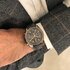 Omega horloge met een kast in keramiek, met een wijzerplaat in het grijs en een diameter van 44 - thumb
