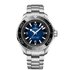 Omega horloge met een kast in staal, met een wijzerplaat in het blauw en een diameter van 45,5 - thumb