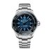 Omega horloge met een kast in staal, met een wijzerplaat in het blauw en een diameter van 45,5 - thumb
