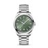 Omega horloge met een kast in staal, met een wijzerplaat in het groen en een diameter van 38 mm - thumb