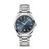 Omega horloge met een kast in staal, met een wijzerplaat in het blauw en een diameter van 38 mm - thumb