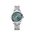 Omega horloge met een kast in staal, met een wijzerplaat in het groen en een diameter van 34 - thumb