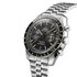 Omega horloge met een kast in staal, met een wijzerplaat in het zwart en een diameter van 44,25 - thumb