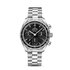 Omega horloge met een kast in staal, met een wijzerplaat in het zwart en een diameter van 38 mm - thumb