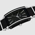 Rado horloge met een kast in staal en een wijzerplaat in het zwart - thumb
