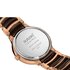 Rado horloge met een kast in rosé pvd-coating, met een wijzerplaat in het bruin met briljant en een diameter van 30.5 mm - thumb
