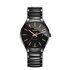Rado horloge met een kast in keramiek, met een wijzerplaat in het zwart en een diameter van 40 mm - thumb