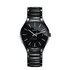 montre Rado avec un boîtier en acier, un cadran noir et un diamètre de 40 - thumb