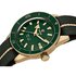 Rado horloge met een kast in brons, met een wijzerplaat in het groen en een diameter van 42 - thumb