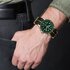 Rado horloge met een kast in brons, met een wijzerplaat in het groen en een diameter van 42 - thumb