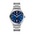 montre TAG Heuer avec un boîtier en acier, un cadran bleu et un diamètre de 39 - thumb