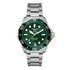 TAG Heuer horloge met een kast in staal, met een wijzerplaat in het groen en een diameter van 42 - thumb
