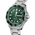 TAG Heuer horloge met een kast in staal, met een wijzerplaat in het groen en een diameter van 42 - thumb