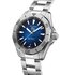 TAG Heuer horloge met een kast in staal, met een wijzerplaat in het blauw en een diameter van 40 - thumb