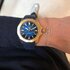 TAG Heuer horloge met een kast in staal, met een wijzerplaat in het blauw en een diameter van 40 - thumb