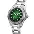 TAG Heuer horloge met een kast in staal, met een wijzerplaat in het groen en een diameter van 40 - thumb