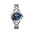 TAG Heuer horloge met een kast in staal, met een wijzerplaat in het blauw en een diameter van 34 - thumb