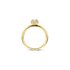 The Exclusive Collection verlovingsring in geel goud 18kt met emerald diamant van 0,30 karaat als hoofdsteen omringd door briljanten van 0,14 karaat - thumb