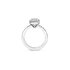 The Exclusive Collection verlovingsring in wit goud 18kt met emerald diamant van 1,04 karaat als hoofdsteen omringd door briljanten van 0,44 karaat - thumb