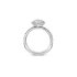 The Exclusive Collection verlovingsring in wit goud 18kt met briljant (ronde diamant) van 1,06 karaat als hoofdsteen omringd door briljanten van 0,48 karaat - thumb