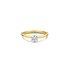 The Exclusive Collection verlovingsring in geel goud 18kt met briljant (ronde diamant) van 0,30 karaat - thumb