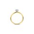 The Exclusive Collection verlovingsring in geel goud 18kt met briljant (ronde diamant) van 0,30 karaat - thumb