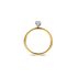 The Exclusive Collection verlovingsring in geel goud 18kt met ovalen diamant van 0,46 karaat - thumb