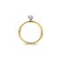 bague de fiançailles The Exclusive Collection en or jaune 18 ct avec diamant ovale de 0.46 carat - thumb