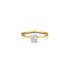 The Exclusive Collection verlovingsring in geel goud 18kt met ovalen diamant van 0,50 karaat - thumb
