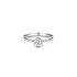 The Exclusive Collection verlovingsring in wit goud 18kt met briljant (ronde diamant) van 0,90 karaat - thumb