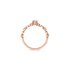 The Exclusive Collection verlovingsring in rosé goud 18kt met briljant (ronde diamant) van 0,25 karaat als hoofdsteen omringd door briljanten van 0,19 karaat - thumb