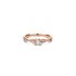 bague de fiançailles The Exclusive Collection en or rose 18 ct avec brillant (diamant rond) de 0.25 carat comme pierre principale entouré de briljants de 0,10 karaat - thumb