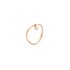 DoDo ring in rosé goud 9kt met briljant van 0,03 karaat - thumb
