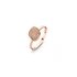 Bigli ring in rosé goud 18kt met bruine briljant van 0,42 karaat - thumb