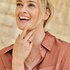 bague Bigli en or rose 18 ct avec brillant brun de 0.47 carat - thumb