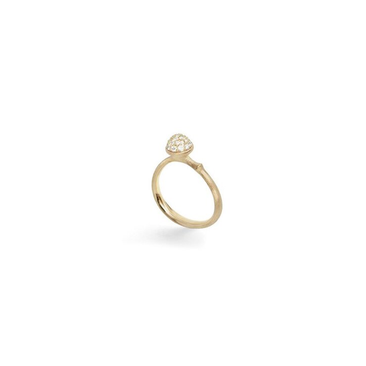 Ole Lynggaard ring in geel goud 18kt met briljant van 0,19 karaat