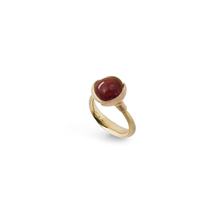 bague Ole Lynggaard en or jaune 18 ct avec cornaline