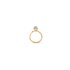 Ole Lynggaard ring in geel goud 18kt met aquamarijn - thumb