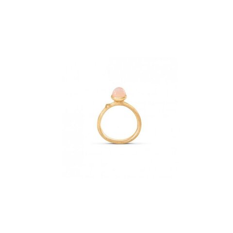 Ole Lynggaard ring in geel goud 18kt met maansteen