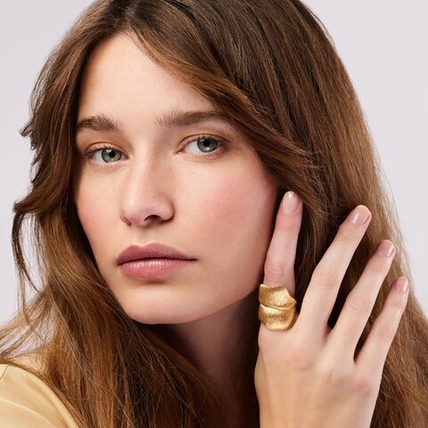 Ole Lynggaard ring in geel goud 18kt