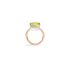 Pomellato ring in rosé goud 18kt met quartz lemon - thumb