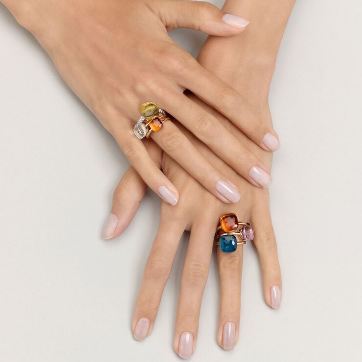 Pomellato ring in rosé goud 18kt met topaas london