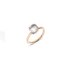 Pomellato ring in rosé goud 18kt met topaas incoloré - thumb
