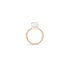Pomellato ring in rosé goud 18kt met topaas incoloré - thumb