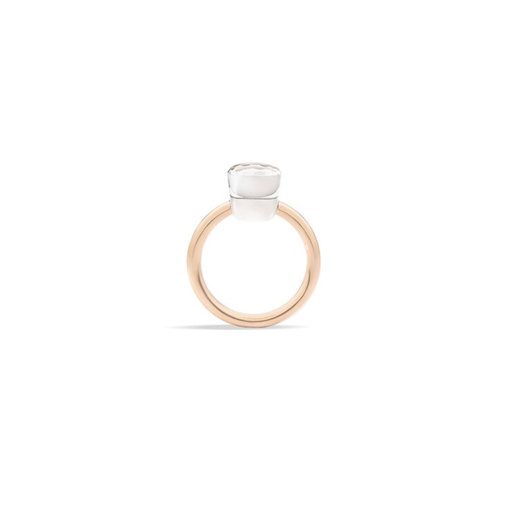 Pomellato ring in rosé goud 18kt met topaas incoloré