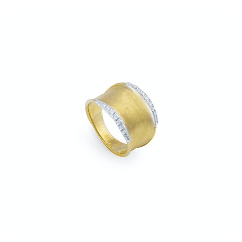 Marco Bicego ring in geel goud 18kt met briljant van 0,14 karaat