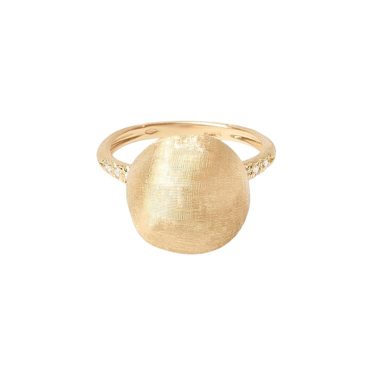 bague Marco Bicego en or jaune 18 ct avec brillant de 0.05 carat