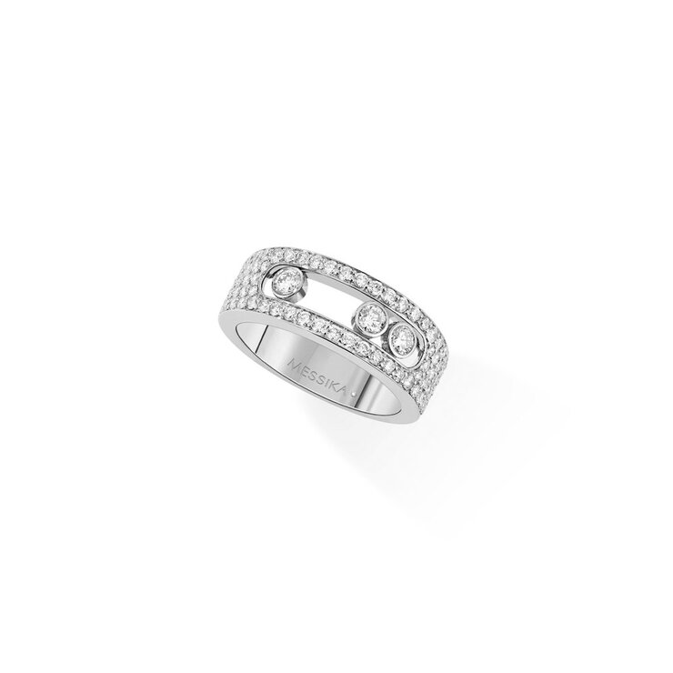 Messika ring in wit goud 18kt met briljant van 1,01 karaat